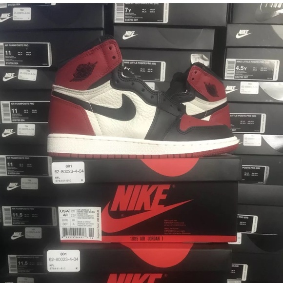 jordan 1 bred size 5